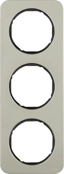 Berker Berker Rahmen Eds/schwarz 3-fach 10132104