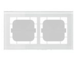 MDT technologies Glasrahmen 2-fach weiß für 63mm Programme BE-GTR263W.01