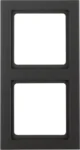 Berker Rahmen anthrazit/samt 2-fach 10126096