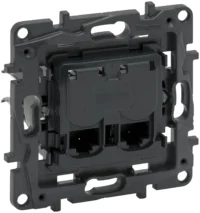 Legrand 864045 Einsatz Datendose 2xRJ45 Kat6 UTP Niloe Step