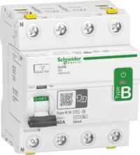 Bild vom Produkt: Schneider A9Z61440 FI-Schalter 4P 40A 30mA IID TYP B-SI Allstromsensitiv