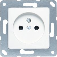 Jung 121FKI Steckdose 16A Franz./Belg. weiß