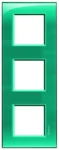 BTicino LNA4802M3VD LivingLight Abdeckrahmen 3-fach 2+2+2M Grün