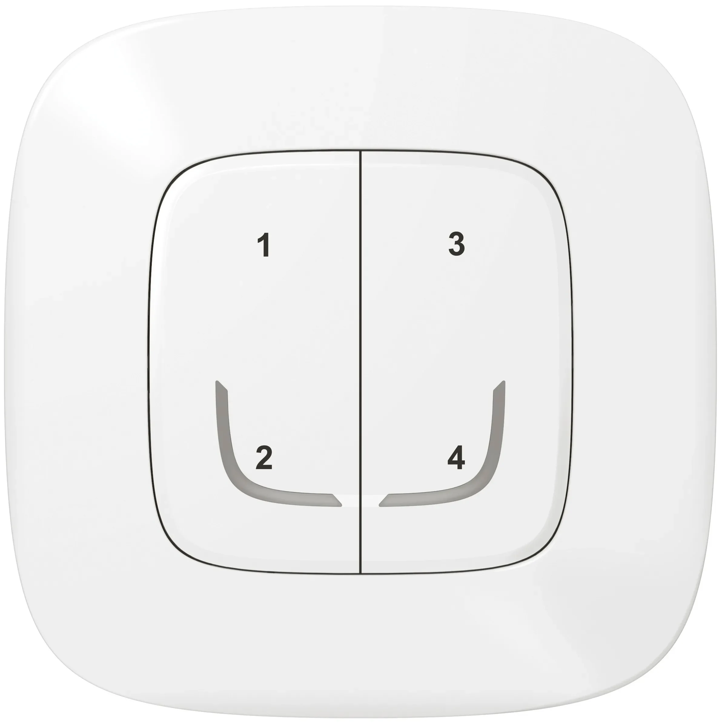 Legrand Legrand 752568 Szenenschalter m.4 Tasten Valena Allure with Netatmo ultraweiß