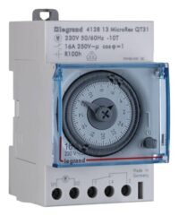 Legrand 412813 MicroRex QT31 230V50/60Hz analog Tageszeitschaltuhr Quarz+Gangr.