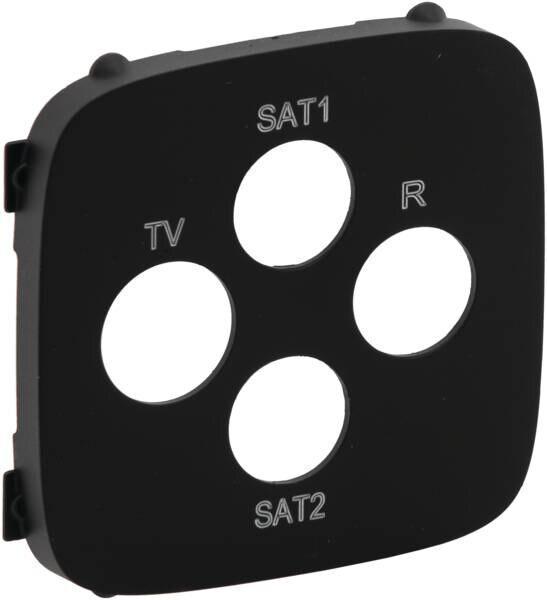 Legrand Legrand 754818 TV-R-SAT-SAT-Abdeckung Valena Allure schwarz