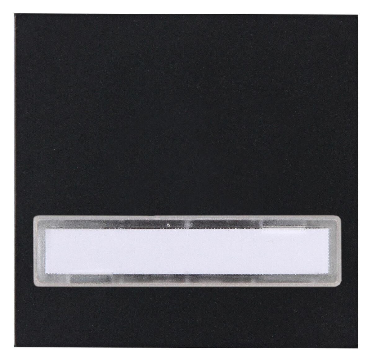 Kopp Kopp 492050002 HK07-Flächenwippe mit Beschriftungsfeld Farbe:schwarz matt