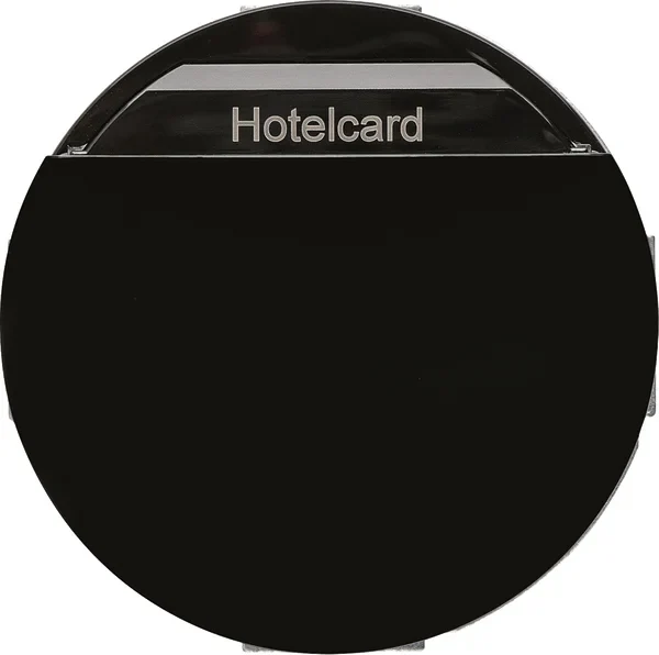 Berker Berker Hotelcard-Schaltaufsatz schwarz glänzend 16402035
