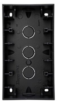 Kopp 374850001 HK07-2-fach APgehäuse Farbe:schwarz matt