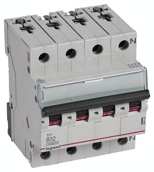 Legrand Legrand 404143 TX3 LS-Schalter B 32A 3-polig+N 10kA 400VAC 4TE