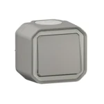 Legrand 069711L Plexo New FRAP Wechselschalter 10 AX Steckklemme IK08 Grau