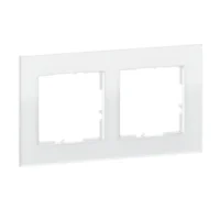 Legrand 766102 SEANO Natura 2-fach Rahmen aus Echtmaterial Farbausführung White