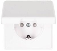 Kopp 119102080 Schutzkontaktsteckdose UP-FR KS 1-fach IP44 16A 250V arktis
