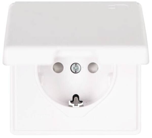 Kopp Kopp 119102080 Schutzkontaktsteckdose UP-FR KS 1-fach IP44 16A 250V arktis