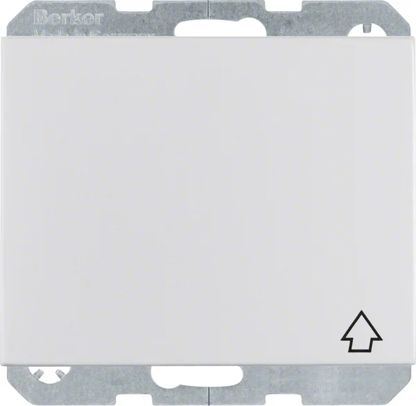 Berker Berker SCHUKO-Steckdose aluminium mit Klappdeckel 47517103