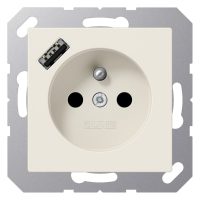 Jung A1520F-18A Steckdose Frz/Belg m.USB Typ A