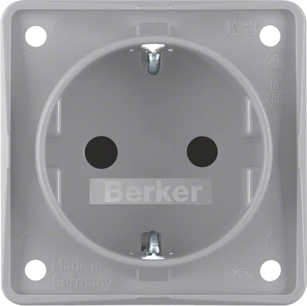 Berker Berker Schuko-Steckdosegr mit Steckklemmen 947792506