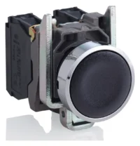 Schneider XB4BA25 Drucktaster 1S1Ö flach schwarz D22mm Metall
