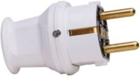 Kopp 179702004 Schutzkontakt-Stecker Einsatz:Polyamid/Kappe:PVC bruchfest