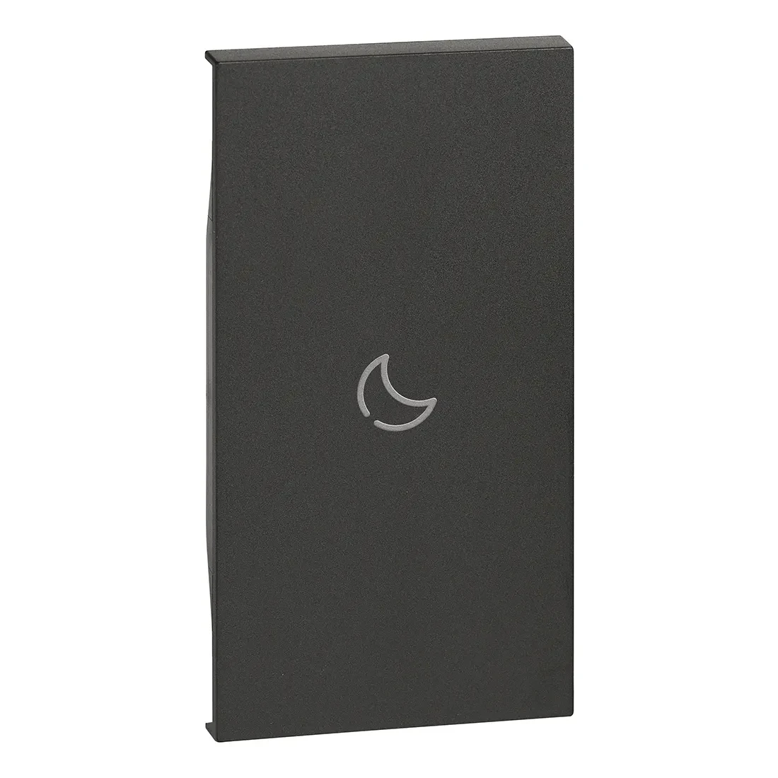 Legrand BTicino KG01MH2BED LivingNow 2M Tasten- abdeckung für MyHome mit Symbol Nacht Black