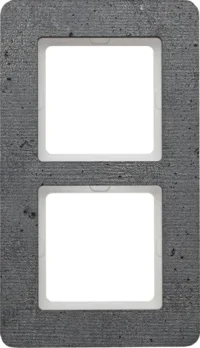 Berker Rahmen 2-fach beton/strukt. 10126020