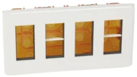 Legrand 078874L Unterputz-Multibox 4x4-modulig horizontal Mosaic ultraweiß