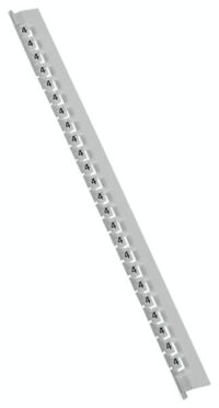 Legrand 037784 Kennzeichnungssystem Memocab Ziffer:4 schwarz auf weiß