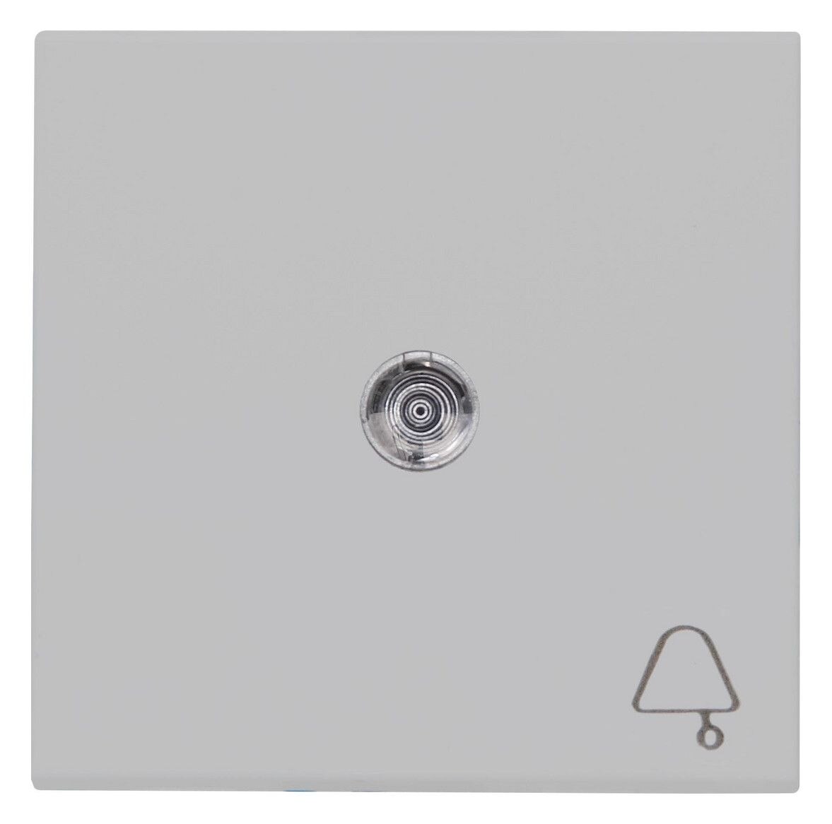 Kopp Kopp 490455007 HK07-Flächenwippe mit Linse und Symbol "Glocke" Farbe:grau matt