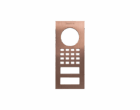 DoorBird D1101V Aufputz Frontblende – Bronze-Optik (PVD)