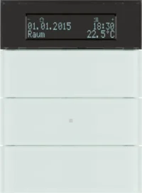 Berker Tastsensor 3-fach Glas polarweiß 75663590