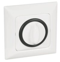 Legrand 776257 Abdeckung Dreh- und Zeitschalter Creo ultraweiß