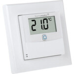 Homematic IP Wired Temperatur- und Luftfeuchtigkeitssensor mit Display, innen, HmIPW-STHD