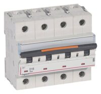 Legrand 409846 DX3 LS-Schalter D 16A 4-polig 25kA 400VAC 6TE