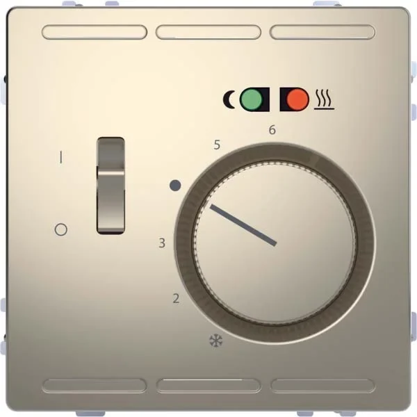 Merten Merten Fußbodentemperaturregler 230V Schalt nickelme MEG5764-6050