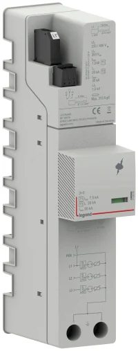 Legrand 412456 Kombiableiter SaS T1+T2 IIMP 7,5kA TNC Fernmeldek.+Spannungsabg.