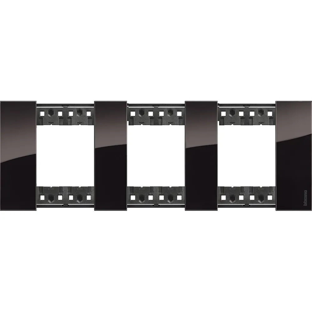 Legrand BTicino KA4802M3DG LivingNow Abdeck- rahmen 3x2-modulig in Farbausführung Night