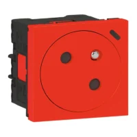 Legrand 077128L Link Steckdose 45° F/B Standard Funktionsanzeige EBS Mosaic rot