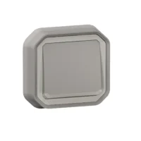 Legrand 069832L Plexo New FRUP Taster beleuchtet 10 A Steckklemme(SL) IK 08 Grau