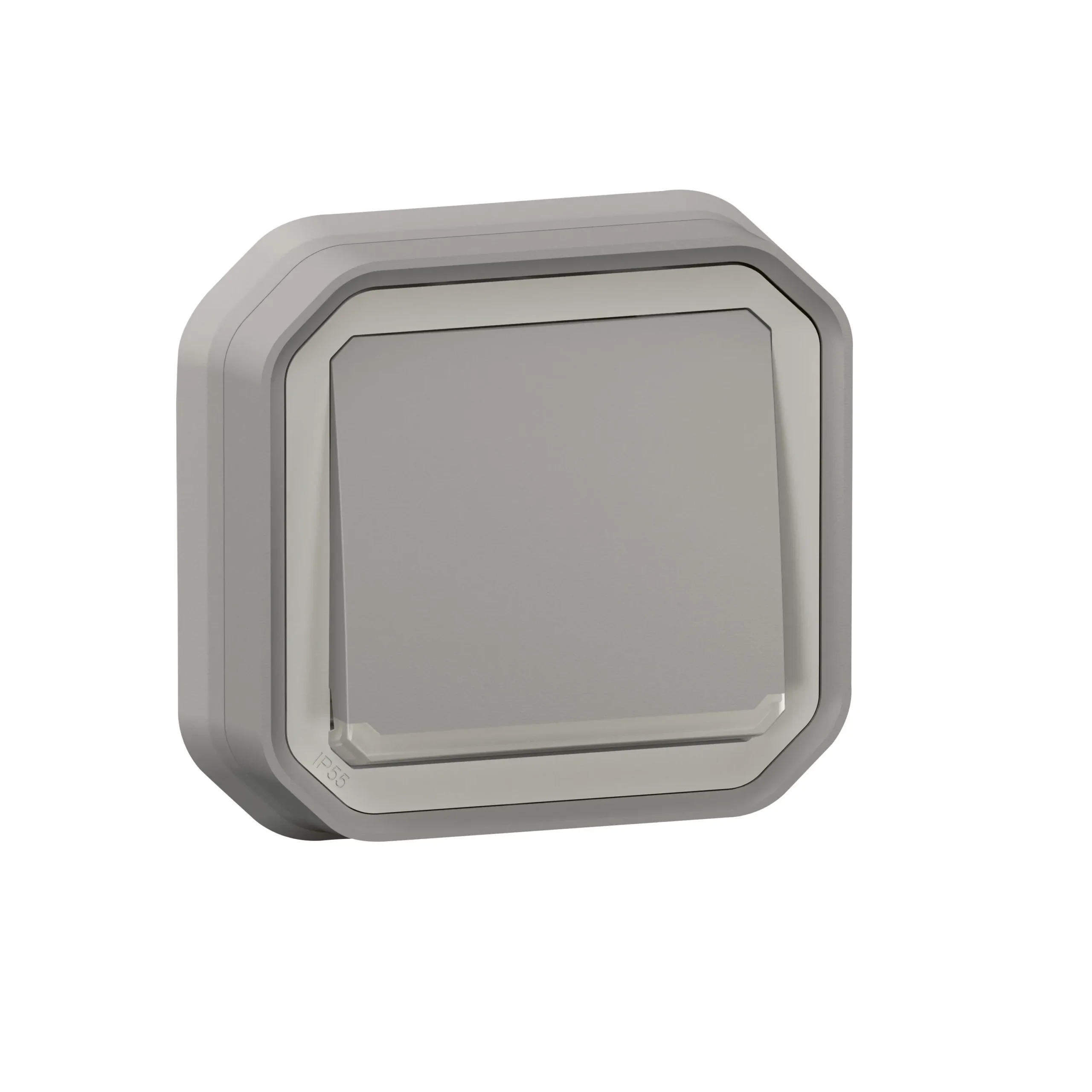 Legrand Legrand 069832L Plexo New FRUP Taster beleuchtet 10 A Steckklemme(SL) IK 08 Grau