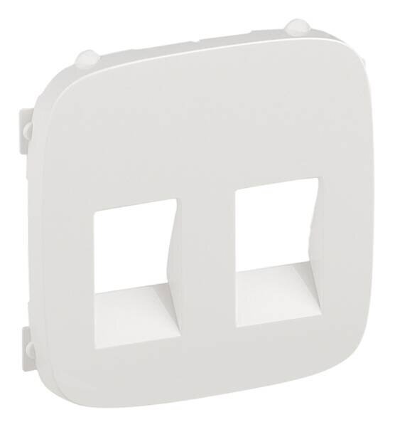 Legrand Legrand 755375 Abdeckung f.2-fach Laut- sprecherdose Valena Allure ultraweiß