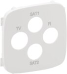 Legrand 754815 TV-R-SAT-SAT-Abdeckung Valena Allure ultraweiß