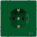 Merten SCHUKO-Steckdose gn mit Steckklemmen MEG2300-6004