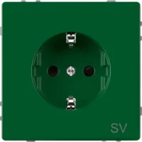 Merten SCHUKO-Steckdose gn mit Steckklemmen MEG2300-6004