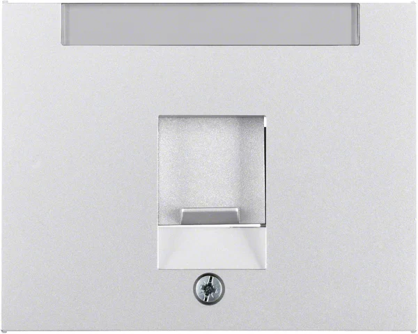 Berker Berker Zentralstück aluminium mit Staubschutzschieb 11707003