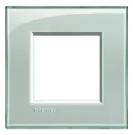 BTicino LNA4802KG LivingLight Abdeckrahmen 1-fach 2M Eisgrau