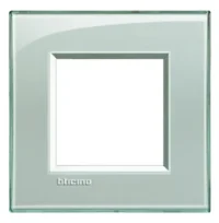BTicino LNA4802KG LivingLight Abdeckrahmen 1-fach 2M Eisgrau