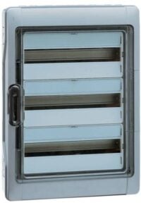 Legrand 601983 Aufputz Feuchtraumverteiler Plexo³ IP65 IK09 3-reihig 36Module