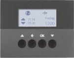 Berker KNX-Funk Jalousieschaltuhr anthrazit matt 85745175