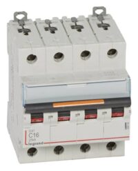 Legrand 409794 DX3 LS-Schalter C 16A 4-polig 25kA 400VAC 4TE