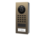 DoorBird D1101V Aufputz IP Video Türsprechanlage – Echtes Messing
